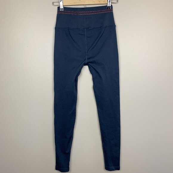 Spiritual Gangster High Rise Navy Blue Leggings - Size M/L - Picture 5 of 7